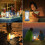 Rechargeable Cordless LED Table Lamp, 3-Color Dimmable with Leather Handle 5