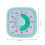 60-Minute Visual Classroom Timer, ABS, 80x81mm, 2x3A Batteries 2