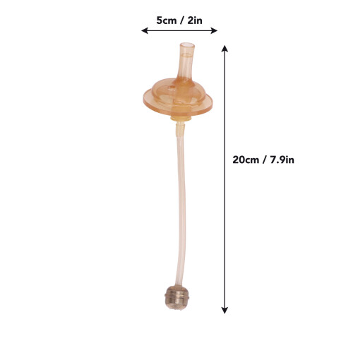 Silicone Weighted Straw Replacement for Sippy Cups, 5x20cm 1