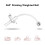 Silicone Weighted Straw Replacement for Sippy Cups, 5x20cm 4