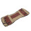 Braune Canvas PU-Leder Motorrad-Satteltaschen 13