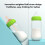 Silicone Weighted Straw Replacement for Sippy Cups, 5x20cm 5
