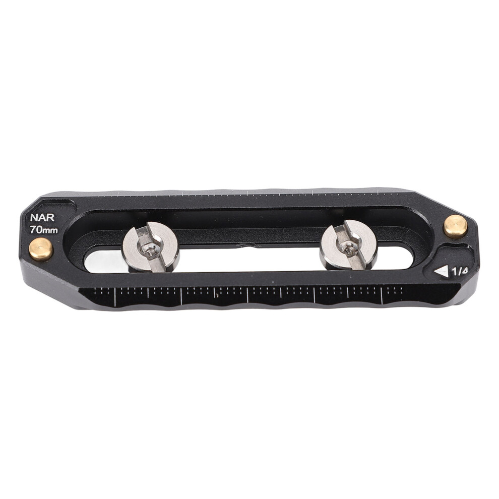 Quick Release Aluminum Safety Rail For Camera Cage 70Mm 1/4 Inch Slot 6941389554217