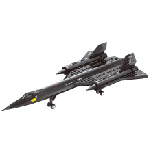 SR71 Blackbird Building Blocks Airplane Model Kit 183Pcs HandsOn STEM Jet Set for Adults and Kids