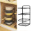 Adjustable 4-Tier Iron Kitchen Pot Pan Organizer 26x26.5cm 1