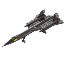 SR71 Blackbird Building Blocks 183 Piece Military Jet Model Kit with Authentic Design and Gift Box