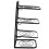 Adjustable 4-Tier Iron Kitchen Pot Pan Organizer 26x26.5cm 12