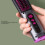 Mini kabellose Haar-Glättbürste 4000mAh Grau 11