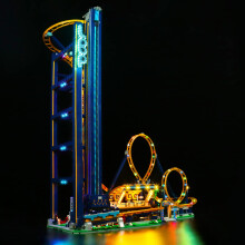 Loop Coaster Light Kit 10303 for with Dynamic Lighting Control, Easy Installation and Immersive Display