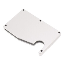 Aluminum Alloy Minimalist Card Holder – Auto Ejected, Anti Theft, White