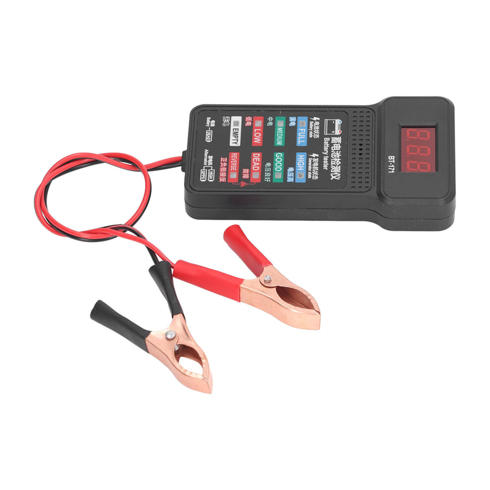 Bt 171 12V Automotive Alternator Tester | Digital Battery Analyzer For Car, Truck & Motorcycle 9321389556249