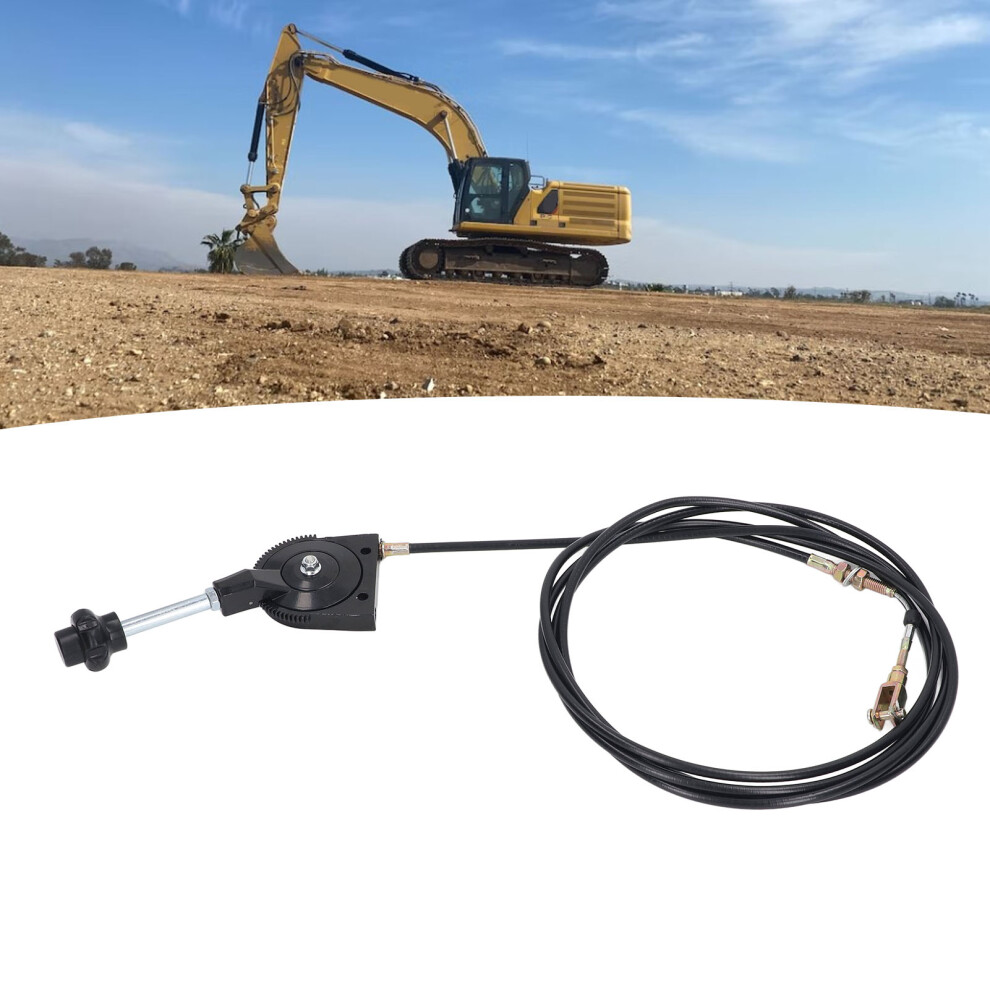 Excavator Manual Throttle Cable 3.5M Heavy Equipment Control Parts 9481389557841