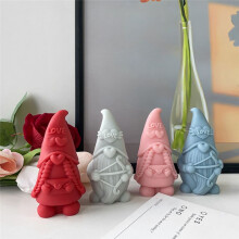 Valentine's Day Series Dwarf 3D Silicone Mold DIY Candle Plaster Ornament Mould Love Gnomes Handmade Soap Making