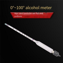 Nauwkeurige Alcoholmeter, Concentratiemeter, Wijnmeetgereedschapset, Wodka, Whiskyhydrometer in Houten Doos