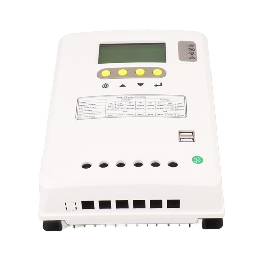PWM solcelleladningsregulator 12V-48V med LCD-display 1