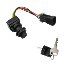 87-897716K01 Ignition Key with Harness 3-Position for Mercury Marine Outboard Motor Boat Engine