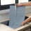 Creamy White Foldable Tri-Fold Tableware Drying Mat Silicone Draining Mat for Kitchen Counters 3