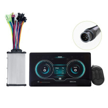 H8 Schermo LCD per Bicicletta Elettrica con Display e Controller, Navigazione, Cronometro Digitale, Tachimetro per Ebike Meter A