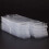 10 Pack 1/64 Scale Model Car Display Case Clear PVC Box for Diecast Models, Stackable and Durable 1