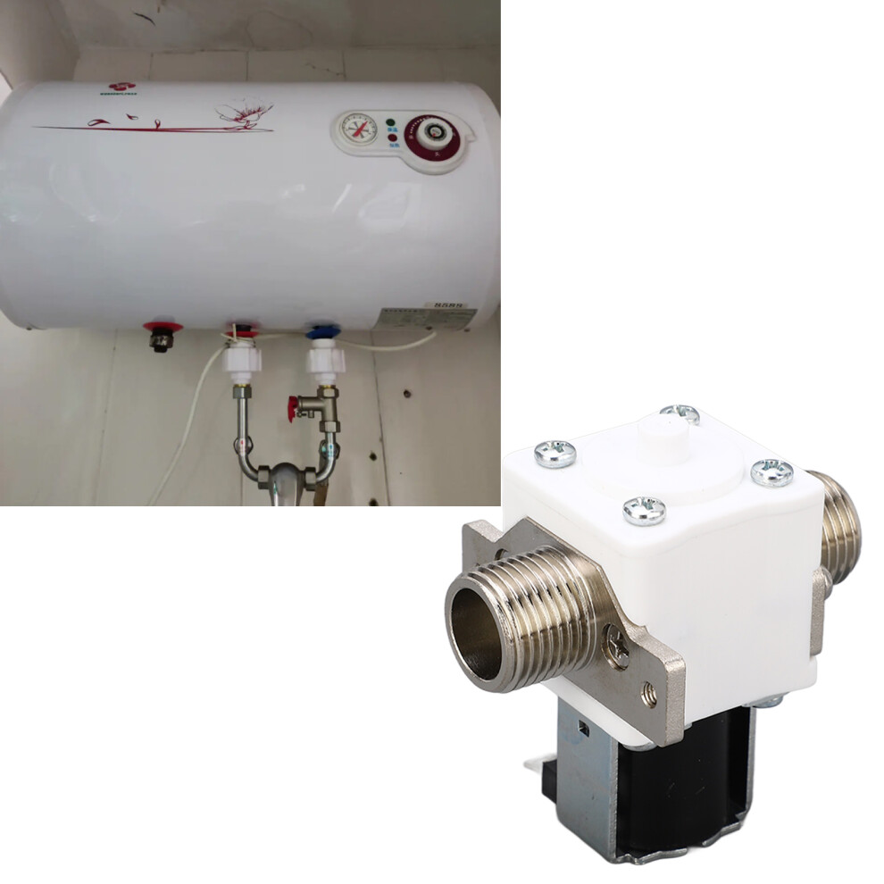 Water Heater Inlet Valve Brass Coil Pc Housing G1/2In Dc12v Electric Solenoid 4631389558958