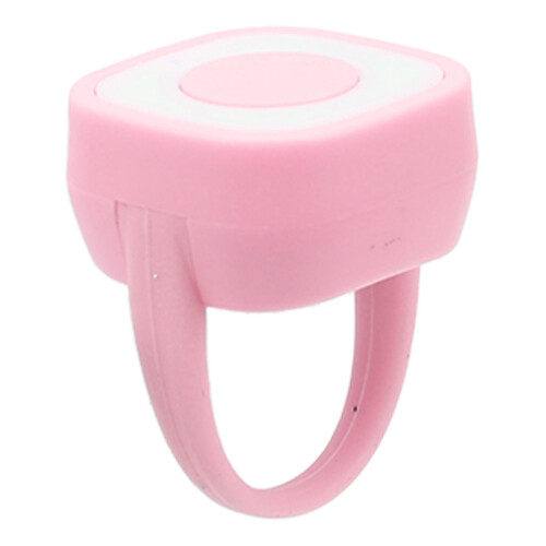 Wireless Pink Rechargeable Fingertip Bluetooth Camera Shutter Selfie Button