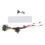 830 Tie Points Breadboard Kit for DIY Projects, 12V Power Supply White 1