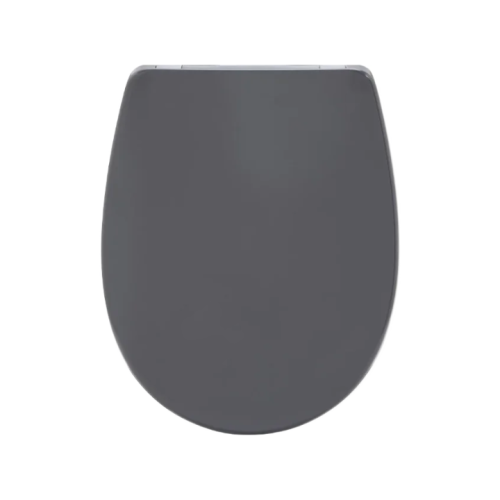 Bemis Click & Clean Classic Grey Standard Soft Close Quick Release Toilet Seat