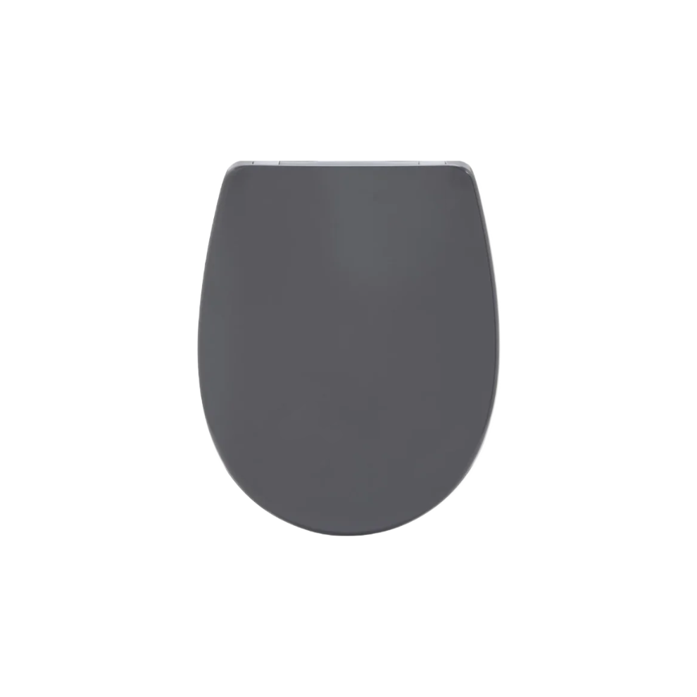 Bemis Click & Clean Classic Grey Standard Soft Close Quick Release Toilet Seat 5012799288588