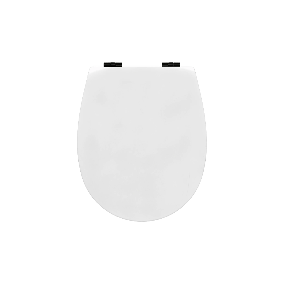 Bemis Hudson Ultra-Fix Matt White Wood Slow Close Toilet Seat 5012799288083