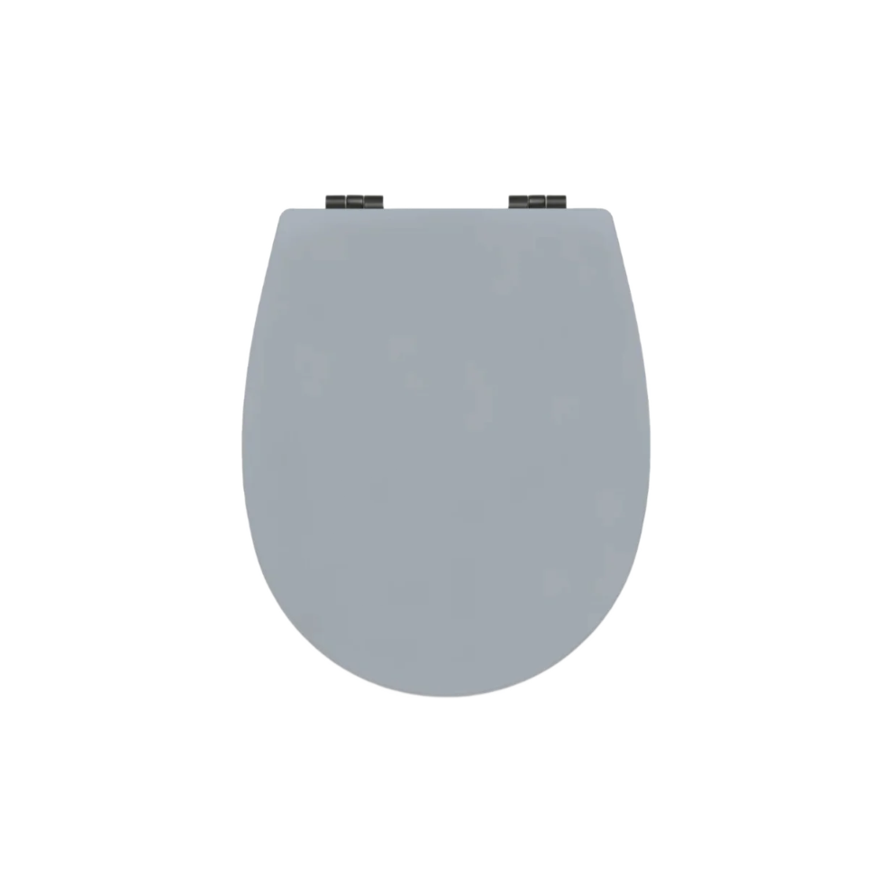 Bemis Hudson Ultra-Fix Matt Concrete Grey Wood Slow Close Toilet Seat 5012799288922