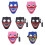 LED Glow Monster Mask – 4Flash Modes, Battery Powered 8