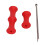 Bowstring Finger Tab for Recurve Bow, Silicone, 42g, 3.5cm Rolls 12