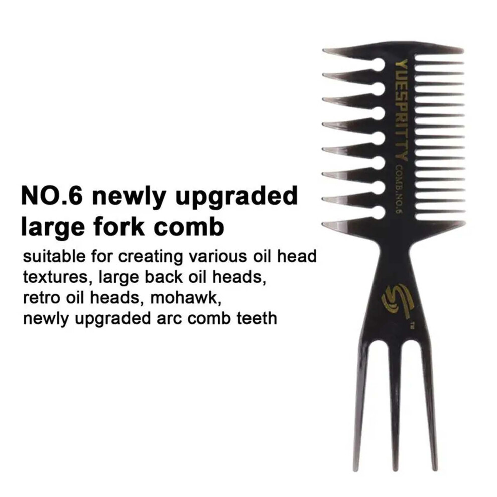 Reach-Tools (N06 Upgraded Large Fork Comb) Wide-Tooth Comb For Hair Styling & Detangling