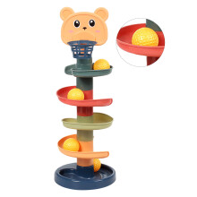 Bright Colors 5-Layer Ball Drop Tower for Toddlers, Plastic Educational Toy
