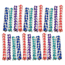 Chinese Bamboo Finger Trap Puzzle Toy, Flexible Bamboo Weave for DIY Craft and Bird Toy Fun