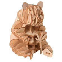 Wooden Puzzle Panda DIY Craft Toy for Kids Boys Gift, Handmade Educational Set Boosts HandEye Coordination