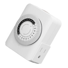 Timer di prolunga meccanico 24 ore, 15A, 60Hz, per uso domestico