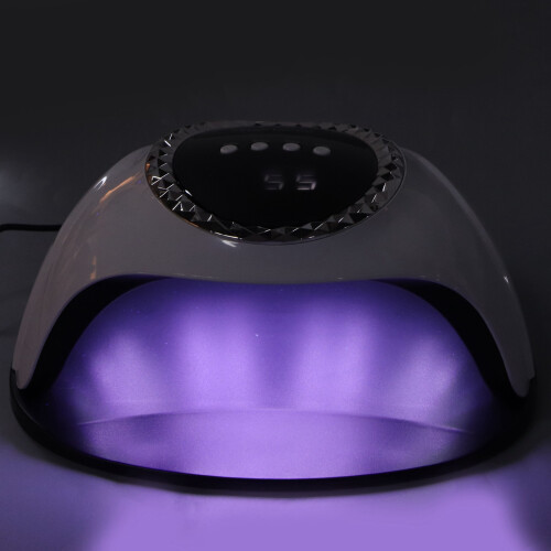 168W UV-Gel-Nagellampen, 60 Stück Chips, 4 Timer, Smart Sensor 2