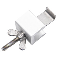 Bærbar dørlås 8x3x1cm aluminiumslegering og rustfrit stål til hoteller, kollegieværelser, med kompakt design og nem installation