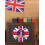 Ποιοτικό ακρυλικό κρεμαστό στολίδι Queens Elizabeth II 10x10x0.2cm πολύχρωμο για διακόσμηση 7