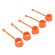 5Pcs Silicone Finger Exerciser Extensor Strengthener 75lbs for Hand Training