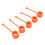 5Pcs Silicone Finger Exerciser Extensor Strengthener 75lbs for Hand Training 1