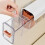 Durable ABS Socks Organizer36x10x8cm with Removable Partitions for Closet Storage 4