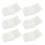 Set de 6 sacs en nylon blanc pour accessoires de billard 1