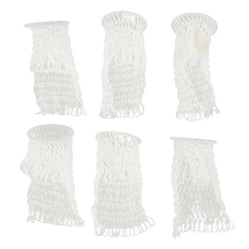 Set de 6 sacs en nylon blanc pour accessoires de billard 1