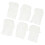 6 White Billiard Net Bags Cotton Durable 15