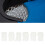 6 White Billiard Net Bags Cotton Durable 20