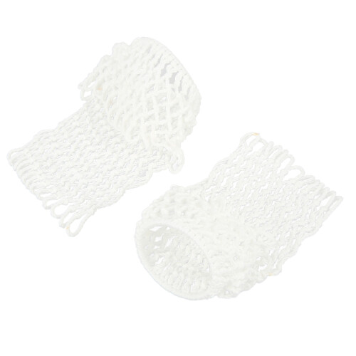 6 White Billiard Net Bags Cotton Durable 1