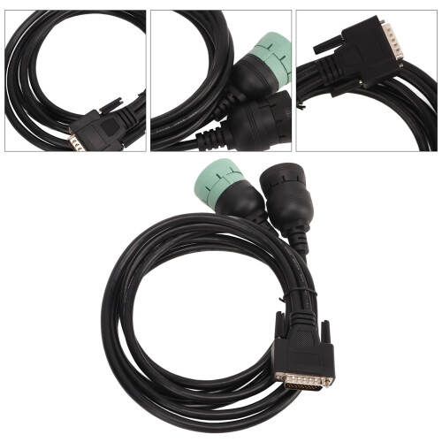 Split Diagnostic Cable 6PIN 9PIN for Heavy Vehicles 121891 2