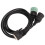 Split Diagnostic Cable 6PIN 9PIN for Heavy Vehicles 121891 16